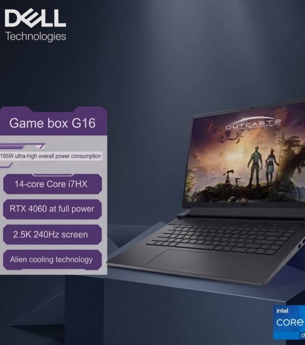 Dell G16 Gaming Laptop - Core i7 HX / RTX 4060 / 16GB RAM / 1TB SSD / 2.5K 240Hz Screen